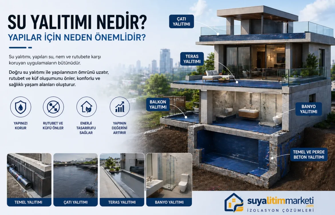 Su Yalıtımı Nedir? Yapılar İçin Neden Önemlidir?